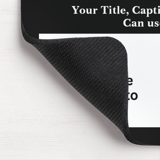 Voeg tekst toe, uw treinfoto hier 4 rechthoekige f muismat (Hoek)