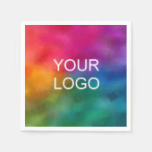 Voeg tekst van bedrijfslogo hier toe template gepe servet (Voorkant)