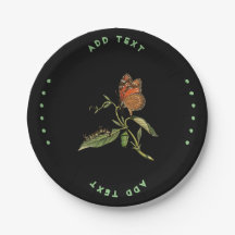 Voeg tekst vlinder Afbeelding gedrukte tafel servi