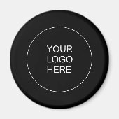 Voeg tekstnaam toe Upload uw eigen zakelijke Logo Magneet (Voorkant)