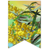 Voeg tekstwatje en gum Leaves Aussie toe Vlaggetjes (Tweede vlag)