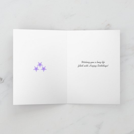 Voeg toe dat naam en leeftijd oud worden, onbeleef kaart (Binnen)