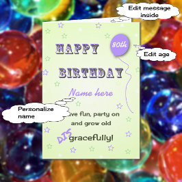 Voeg toe dat naam en leeftijd oud worden, onbeleef kaart