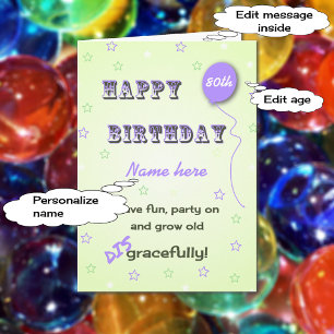 Voeg toe dat naam en leeftijd oud worden, onbeleef kaart