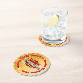 Voeg toe het Jaar dat de Kast van het Vroege kerst Kartonnen Onderzetters (Insitu)