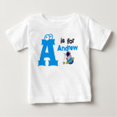 Voeg toe jouw naam Baby Boy Letter is voor naam (Voorkant)