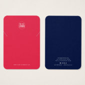 Voeg toe Logo Modern aangepaste kleur Ketting Disp Visitekaartje (Voorkant /achterkant)