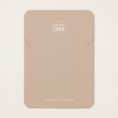 Voeg toe Logo Modern aangepaste kleur Ketting Disp Visitekaartje (Voorkant)