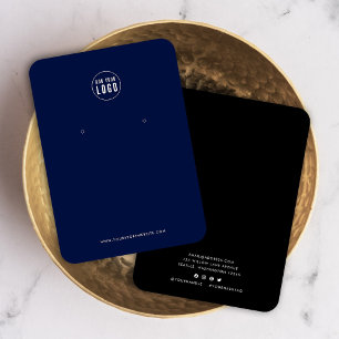 Voeg toe Logo Modern aangepaste kleur oorbel displ Visitekaartje