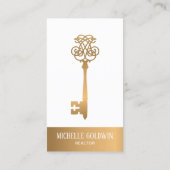 Voeg toe Logo Real Estate Professional  sleutel Visitekaartje (Achterkant)