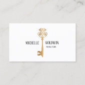 Voeg toe Logo Real Estate Professional sleutel Visitekaartje (Achterkant)