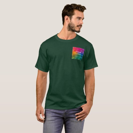 Voeg toe uploadt de Mannen van het BedrijfsBedrijf T-shirt (Voorkant volledig)