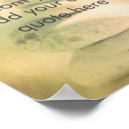 voeg tranquil zachte kleuren voor een rockcairn to poster (Hoek)