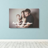 Voeg trouwfoto of ander 's Wrapped Canvas toe (Insitu (Houten vloer))