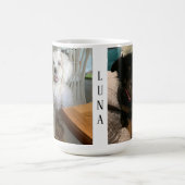 Voeg twee foto's toe van Pets Gepersonaliseerd Koffiemok (Center)