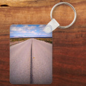 Voeg twee van je eigen foto's toe sleutelhanger (Achterkant)