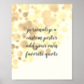 voeg u het eigen poster van het citaat voor douane (Voorkant)