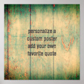 voeg u het eigen poster van het citaat voor douane (Voorkant)