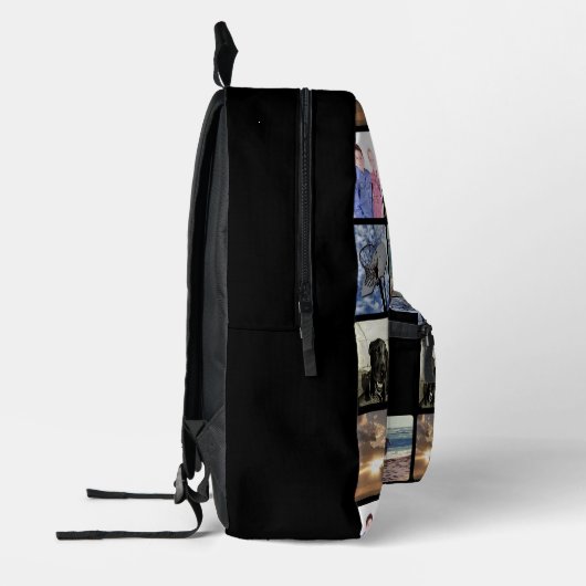 Voeg uw 8 foto's Collage Print All Over Custom Bedrukte Rugzak (Links)