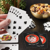 Voeg Uw Aangepast Foto en Tekst toe Pokerkaarten (Insitu)