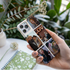 Voeg uw aangepaste 5 foto toe iPhone 16 pro max hoesje