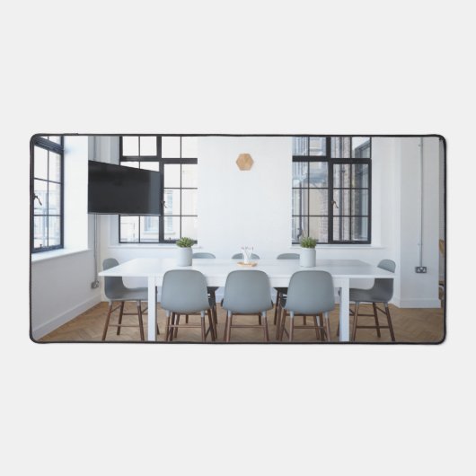 Voeg uw aangepaste bedrijfsfoto toe bureaumat (Voorkant)