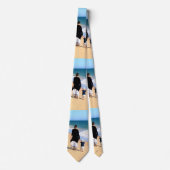 Voeg uw aangepaste foto halsband cadeau toe stropdas (Voorkant)