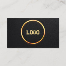 Voeg uw aangepaste logo cirkel professioneel zwart