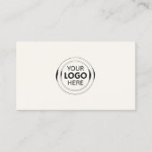 Voeg uw aangepaste logo professioneel toe visitekaartje (Voorkant)