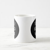 Voeg uw aangepaste logo toe koffiemok (Center)