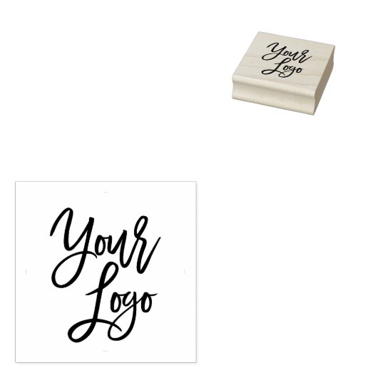 Voeg uw aangepaste logo toe rubberstempel (Gestempeld)