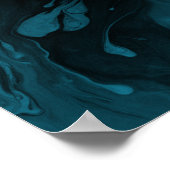 Voeg uw aangepaste offerte zwart marmer, mozaïek b poster (Hoek)