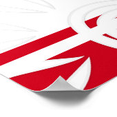 Voeg uw aangepaste prijsopgave toe aan de bloemen  poster (Hoek)