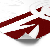 Voeg uw aangepaste prijsopgave toe aan de bloemen poster (Hoek)