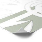 Voeg uw aangepaste prijsopgave toe Groen blokjes Poster (Hoek)