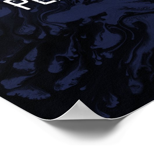 Voeg uw aangepaste prijsopgave voor zwart-wit en m poster (Hoek)