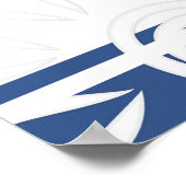 Voeg uw aangepaste prijsstrepingstaven klassieke b poster (Hoek)