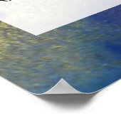 Voeg uw aangepaste tekst kleurrijke Abstracte alco Poster (Hoek)