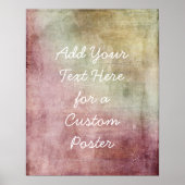 Voeg uw aangepaste tekst met meerdere kleuren toe poster (Voorkant)