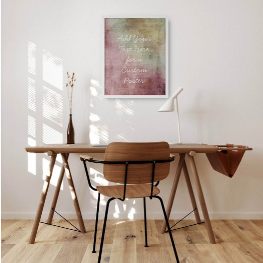 Voeg uw aangepaste tekst met meerdere kleuren toe poster