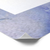 Voeg uw aangepaste tekst organische Abstracte alco Poster (Hoek)