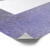 Voeg uw aangepaste tekst organische Abstracte alco Poster (Hoek)