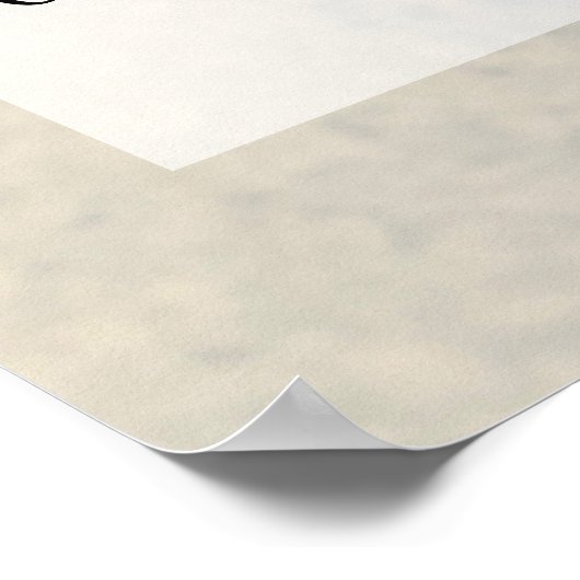 Voeg uw aangepaste tekst Paarse Abstracte alcoholi Poster (Hoek)