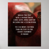 Voeg uw aangepaste tekst toe Sluiten met de afbeel Poster (Voorkant)