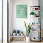Voeg uw aangepaste tekst toe Subtle Turquoise Grun Poster<br><div class="desc">Over een subtiele grunge achtergrond, werd een gebied van de sjabloon toegevoegd voor jouw tekst. Gebruik deze ruimte om uw favoriete offerte of sentiment toe te voegen. Misschien is het grappig. Misschien heb je een poster nodig dat je motiveert. Wat je ook voor reden hebt, maak dit ontwerp je eigen....</div>