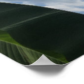 Voeg uw aangepaste tekst Tropische bananenbladeren Poster (Hoek)