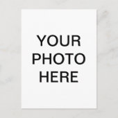 Voeg uw aanpasbare foto toe briefkaart (Voorkant)