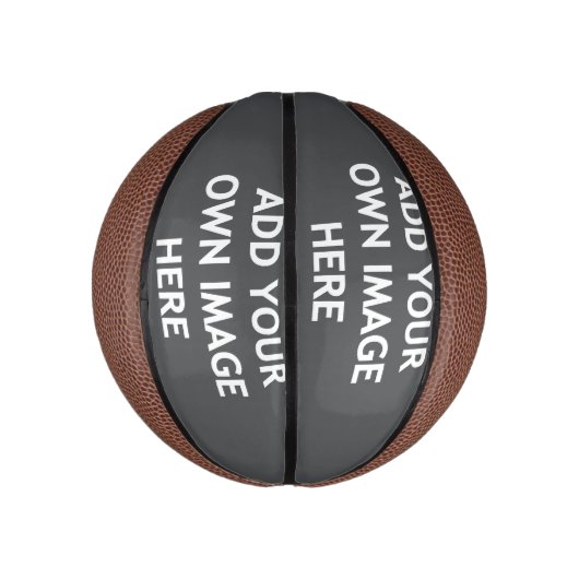 Voeg uw achtergrondkleur, uw afbeelding, jouw teks basketbal (Verticaal)