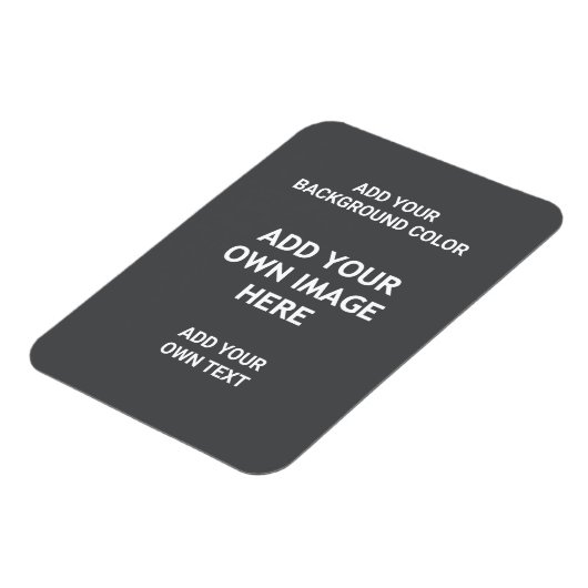 Voeg uw achtergrondkleur, uw afbeelding, jouw teks magneet (Linkerzijde)