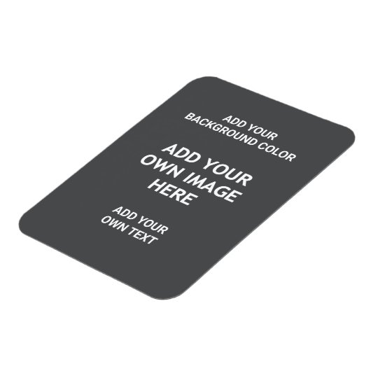 Voeg uw achtergrondkleur, uw afbeelding, jouw teks magneet (Linkerzijde)